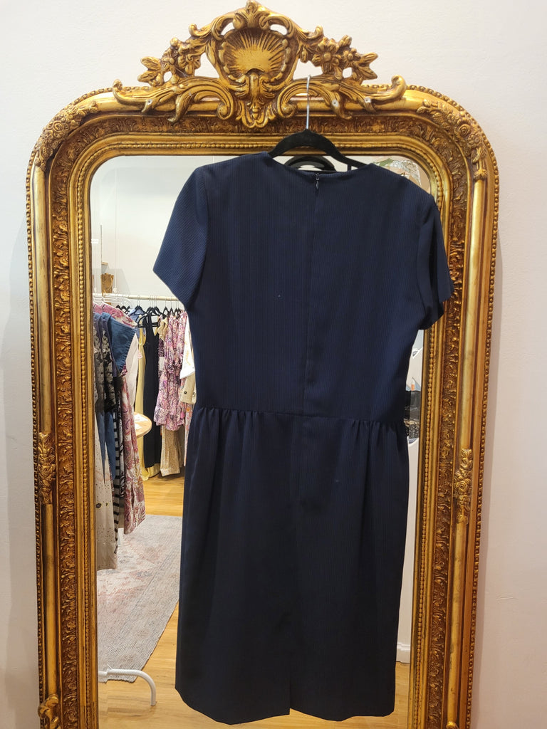 Classic Navy-Blue Dress - Cyrillus Paris