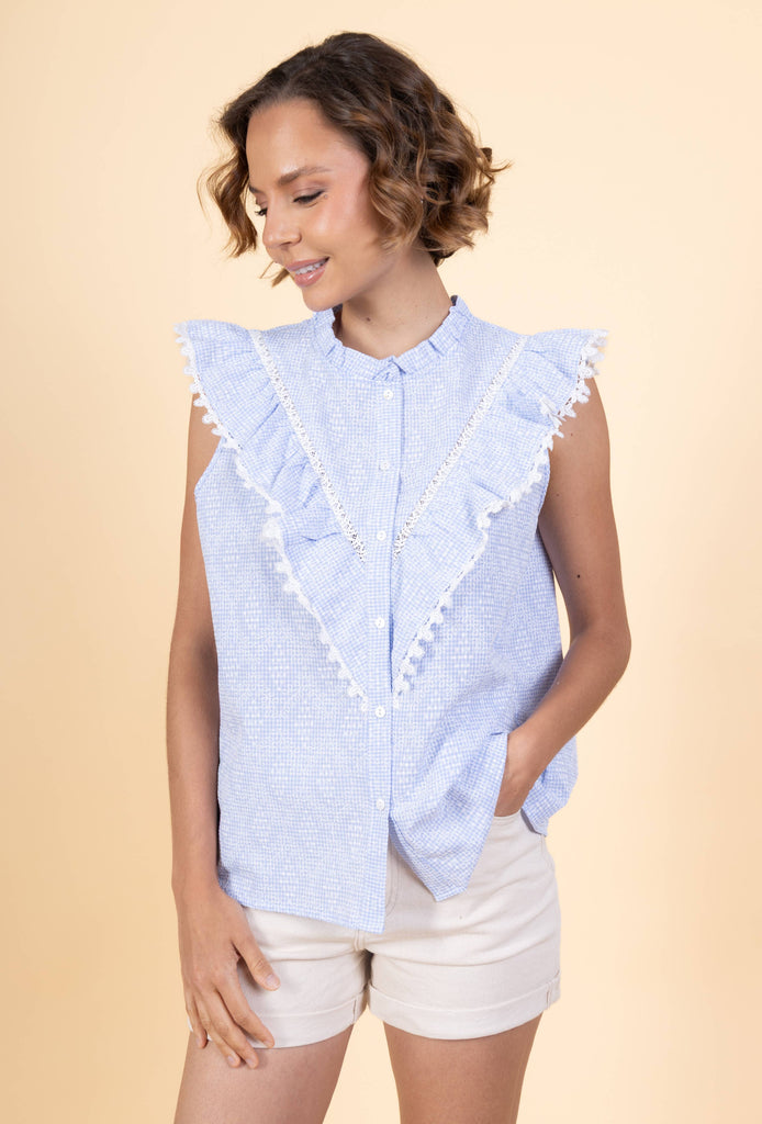 Women's French Fashion Tops Online - Bellite