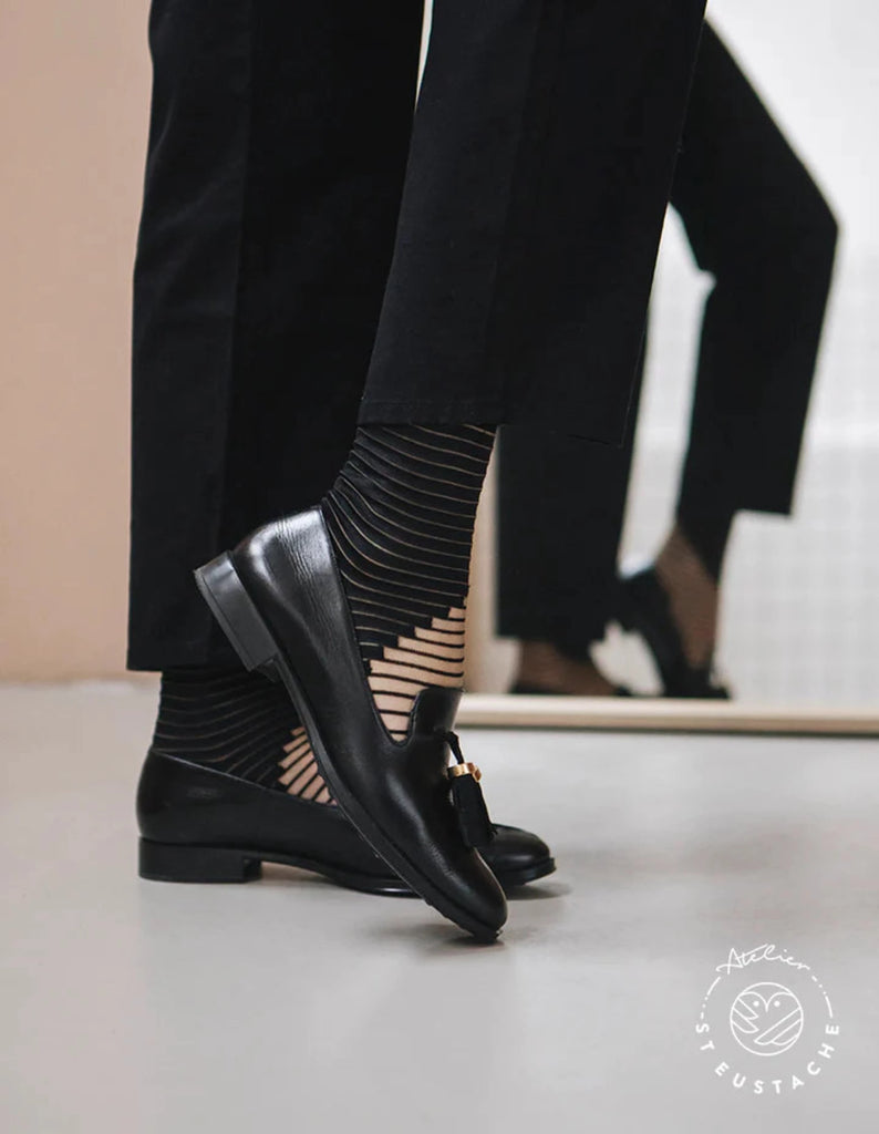 Women's French Transparent Socks Online - Bellite