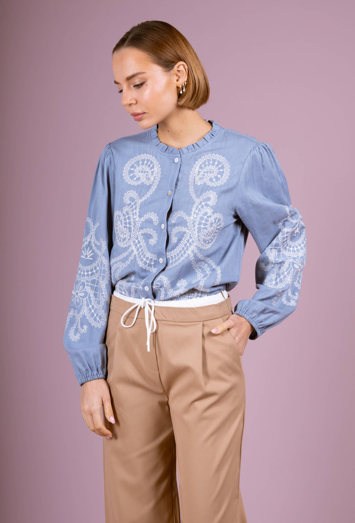 Women's French Fashion Tops Online - Bellite